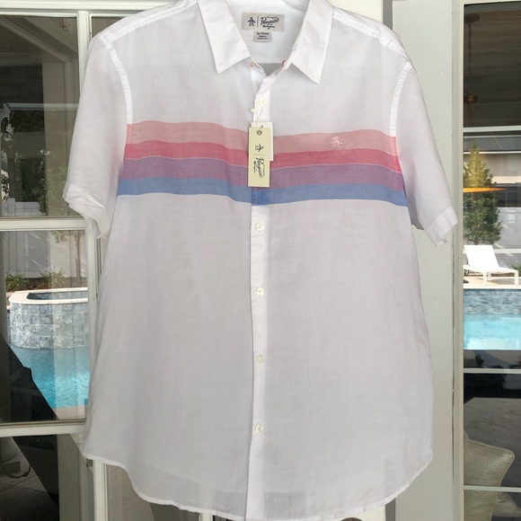 Nwt Original Penguin Heritage Slim Fit 